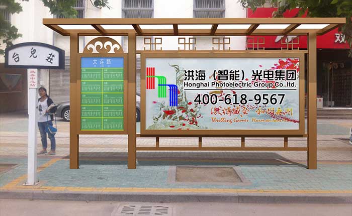 公交車(chē)候車(chē)亭燈箱究竟用鋼化玻璃還是有機(jī)玻璃？